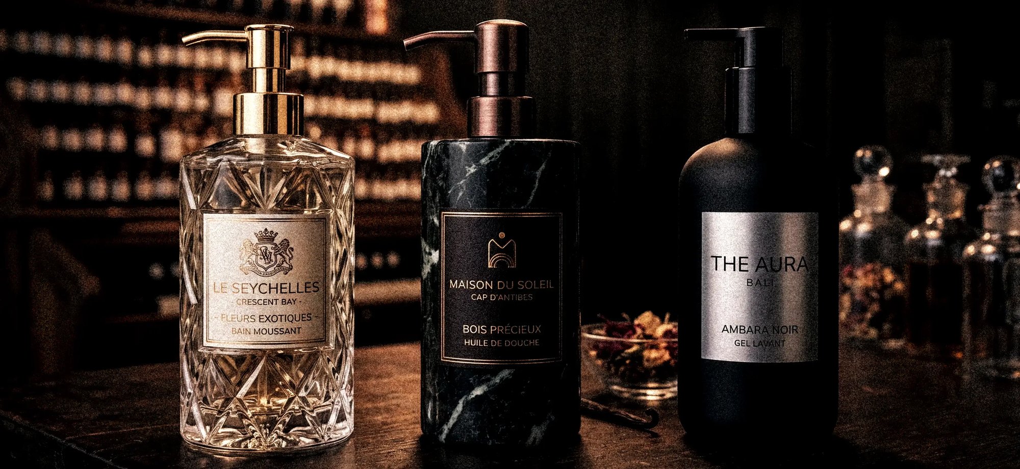 bespoke shower gel dispenser