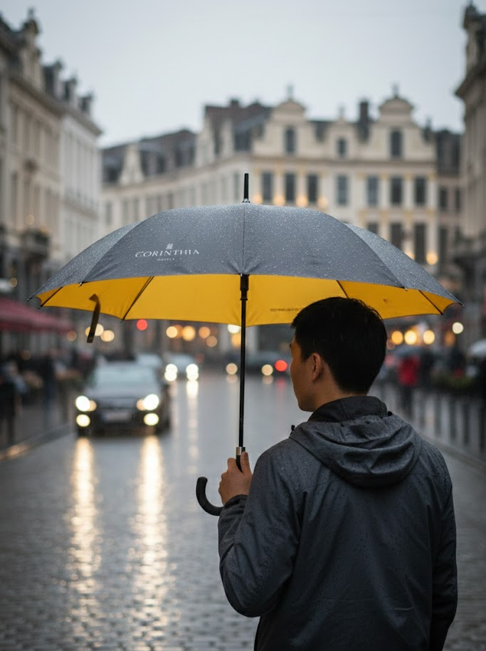 corinthia umbrella yellow